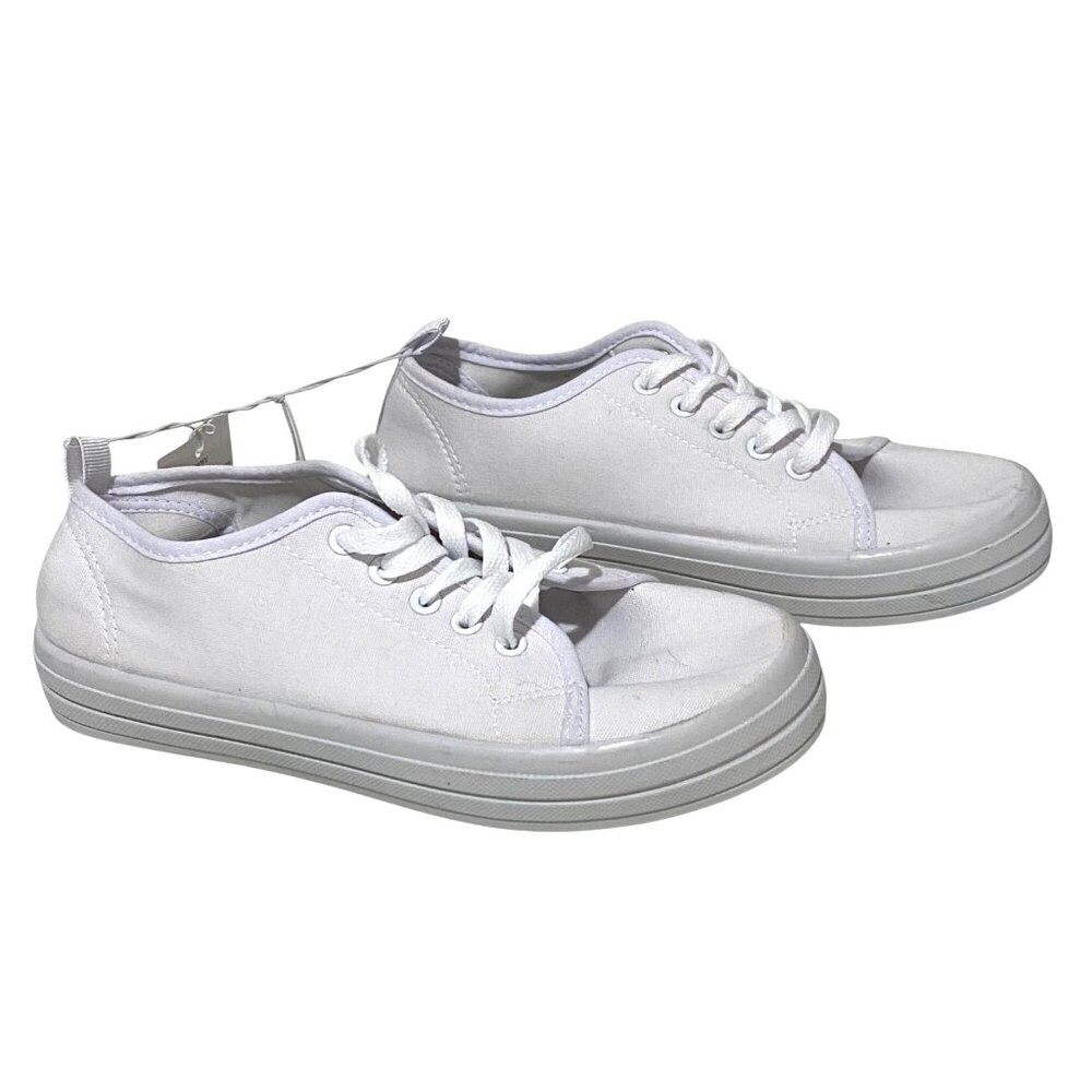 Sole Mates White‎ Sneakers Womens Size 7 Athletic Tennis Shoes Preppy Casual